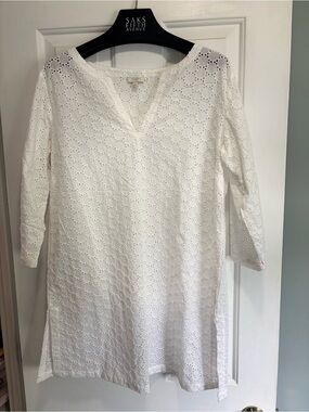 🩷NEW TALBOTS PRETTY EYELET COVERUP~ SIZE S/M